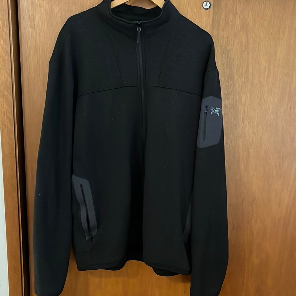 Men’s Arc’teryx Covert Cardigan/Sweater/Zip-up (XXXL) Black